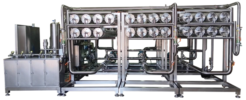 Instalación de sistema de membranas para concentración de suero en planta láctea